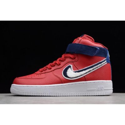 Nike Air Force 1 High '07 Lv8 Kırmızı Kaykay Ayakkabı Türkiye - EC8JO6L7